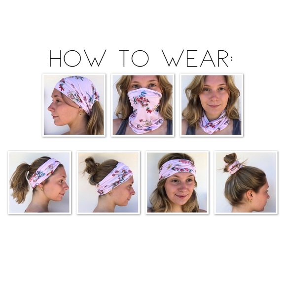 Accessories - Headband to Face Masks Stretchy Colorful Prints